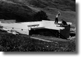 Bau der neuen H&uuml;tte